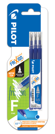Wkład do wymazywalnego cienkopisu Frixion Point niebieski 3 szt. Pilot