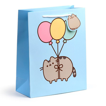 PACZKA Torebki prezentowe Pusheen Balony L 12 sztuk GBAG116A