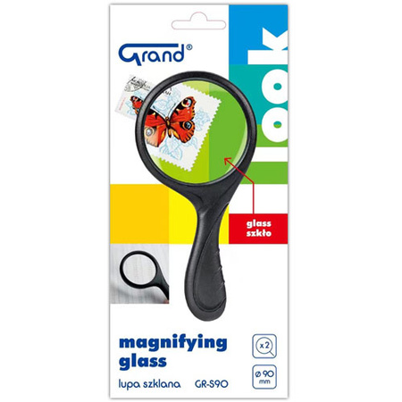 Lupa szklana powiększająca 90 mm GRAND GR-S90