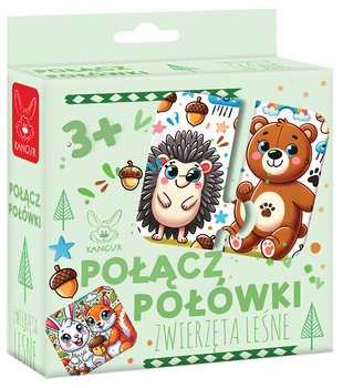 Gra Połącz Połówki Leśne Zwierzęta