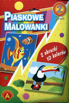 Malowanka piaskowa rybka tukan