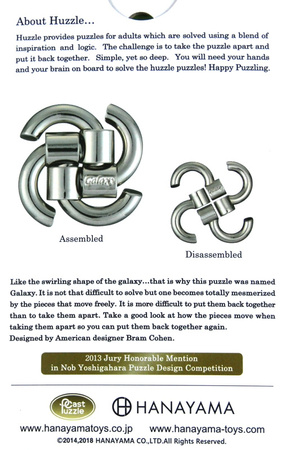 Łamigłówka Huzzle Cast Galaxy poziom 3/6
