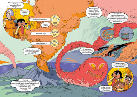 Wulkany. Ogień i życie. Naukomiks wyd. 2025