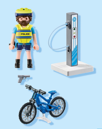 Playmobil Rowerowy patrol policji 71732