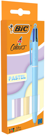 Długopis BIC 4 Colours Pastel AST blister 1 szt.mix
