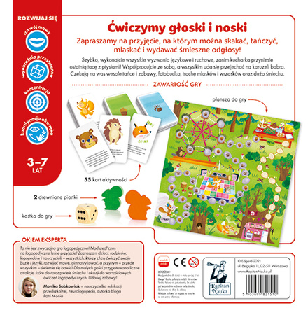 Gra Leśny bal logopedyczna Kapitan Nauka