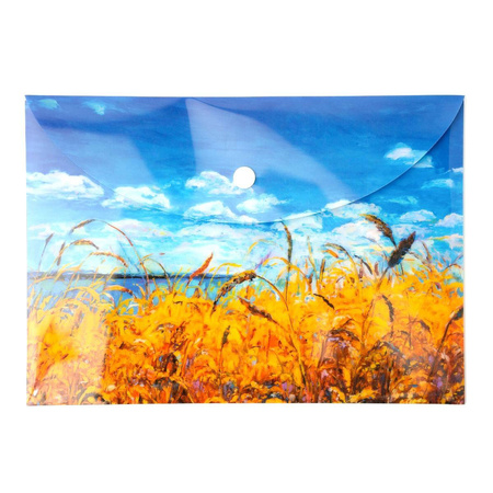 Paczka Teczka A5 kopertowa PP Niebo 5 szt.