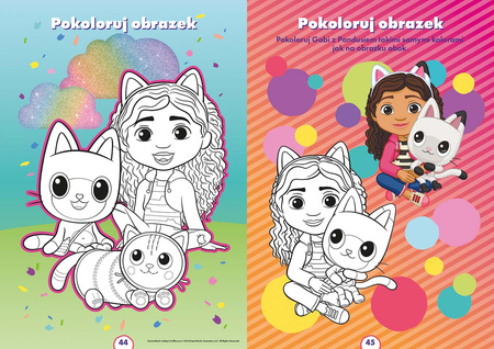 Kociastyczne łamigłówki. Wielki zeszyt zadań. Koci Domek Gabi