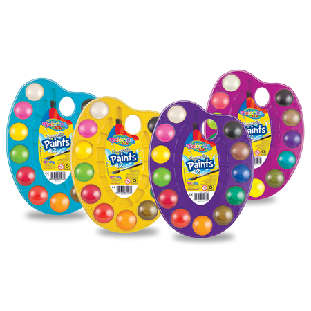 Farby akwarelowe paletka Colorino Kids 12 kolorów