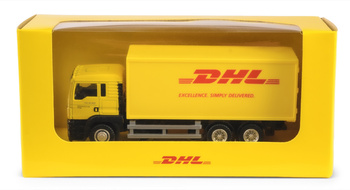RMZ City Scania DHL dostawczy w skali 1:64