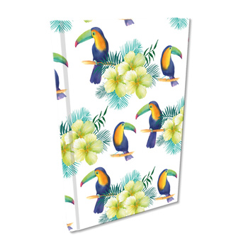 Notes A5 kratka Soft Touch Egzotyczne Tukany