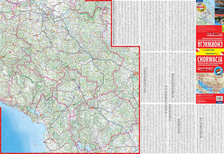 Chorwacja mapa samochodowa 1:650 000 papier 2019