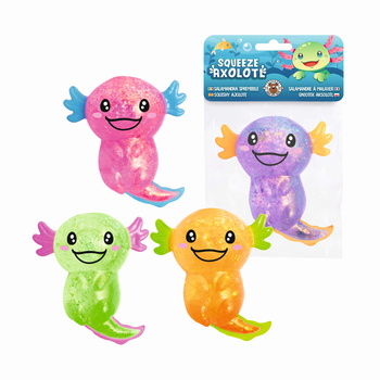 Gniotek brokatowy Aksolotl 1szt.mix
