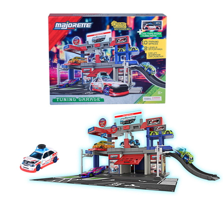 Garaż tuningowy Majorette + 1 pojazd