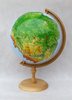 Globus 320 polski administracyjno fizyczny drewniana stopka