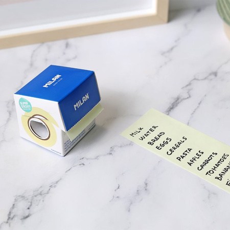 Karteczki samoprzylepne żółte na rolce