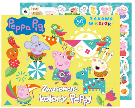 Zwariowane kolory Peppy. Zabawa w kolory. Świnka Peppa