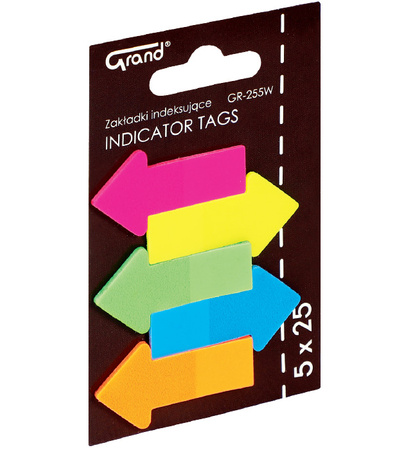 Zakładki Grand indeksujące strzałki GR-255W