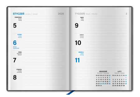 Kalendarz 2026 Midi