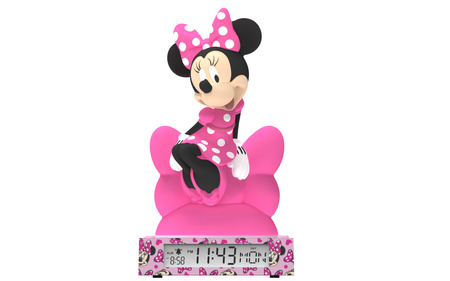 Lampka 3D z budzikiem Minnie MN4500