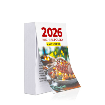 Kalendarz 2026 Kuchnia Polska A6 zdzierak średni