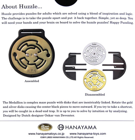 Łamigłówka Huzzle Cast Medallion poziom 5/6