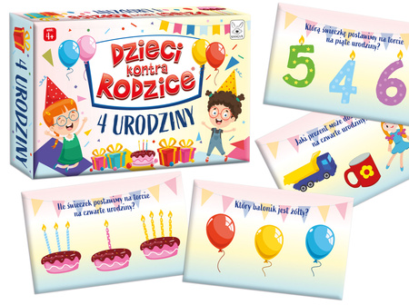 Gra Dzieci kontra Rodzice Urodziny 4+