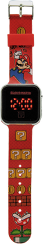 Zegarek LED z kalendarzem Super Mario GSM4107