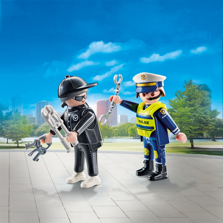 Playmobil Policjant i złodziej 71804