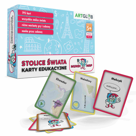Karty Edukacyjne Stolice Świata MundiMap