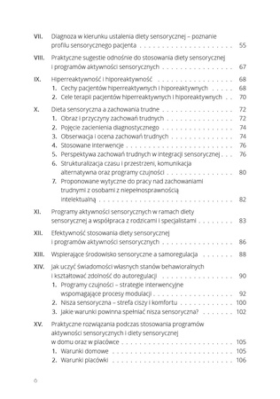 Codzienne programy aktywności sensorycznych (PAS) w ramach diety sensorycznej
