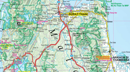 Tajlandia map&guide XL PL laminat 2020