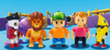 Stumble Guys Mini Action Figures 3 Pack B Banana Guy Chicken Capt Nohart