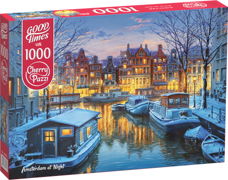 Puzzle 1000 CherryPazzi Amsterdam at Night 30264