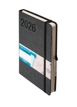 Kalendarz 2026 Sakura A5 DNS czarny