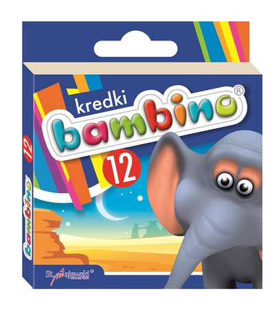 Kredki Bambino 12 kolorów 9368