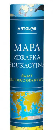 Mapa zdrapka Świat Młodego Odkrywcy