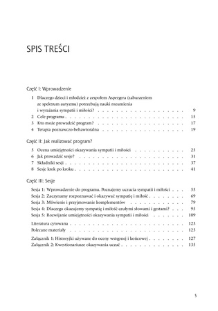 Terapia poznawczo-behawioralna dla dzieci i młodzieży z zespołem Aspergera pomagająca rozumieć i wyrażać sympatię oraz miłość