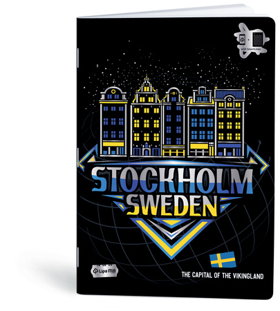 Paczka Zeszyt A4 40k kratka Mar Mar Cities aplikacja pakiet 10szt.