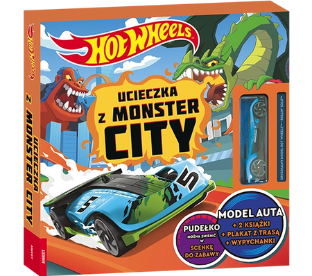 Mattel Hot Wheels Ucieczka z Monster City Z ABM-1601