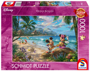Puzzle 1000 PQ T. Kinkade Myszka Miki & Minnie na Hawajach Disney 112332