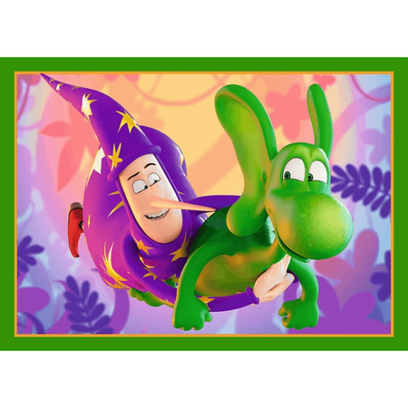 Puzzle 4w1 Świat Smoka Diplodoka 34663