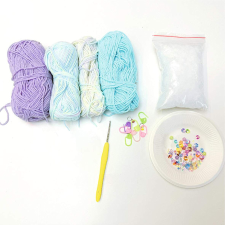 Zestaw kreatywny Strigo do szydełkowania Alpaka