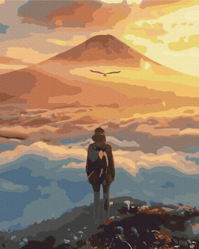 Malowanie po numerach BRUSHME 40x50 cm Rajski krajobraz