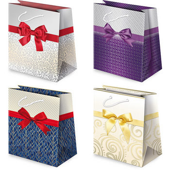 Torebki ozdobne T17-5 Kokardy 5 sztuk