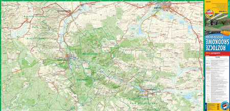 Roztocze Środkowe Puszcza Solska mapa turystyczna 1:50 000 laminat 2023