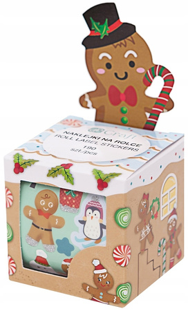 Naklejki na rolce Pierniczki 190szt.