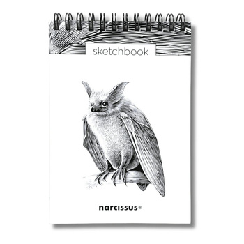 Szkicownik A6 Nietoperz na spirali 60k