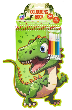 Kolorowanka w kształcie zwierząt Dinozaur