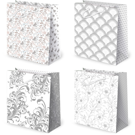 Torebki prezentowe TD-114 Białe 10 sztuk